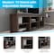 Flash Furniture 65" Espresso Finish 6 Cubby Open Storage TV Stand GC-MBLK66-ESP-GG - alternate 6